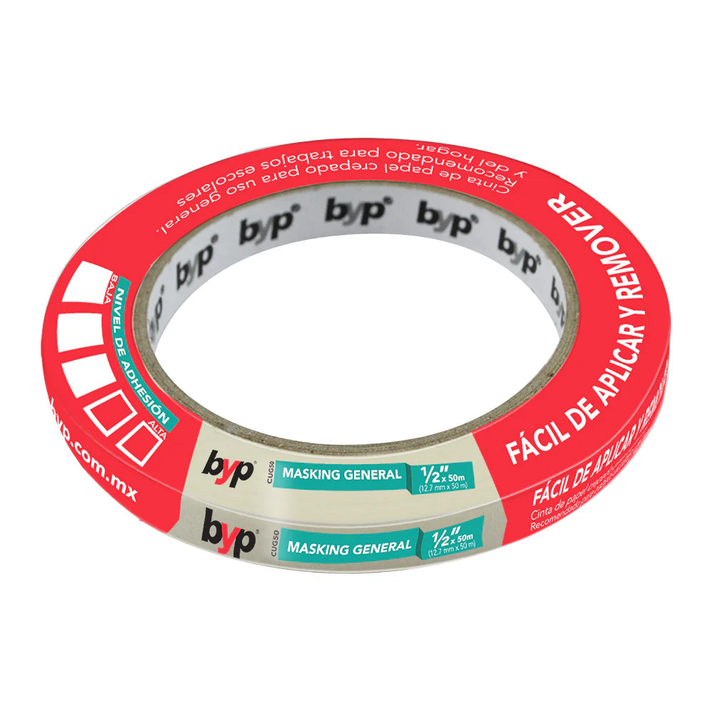 MASKING TAPE 1/2" X 50 M.