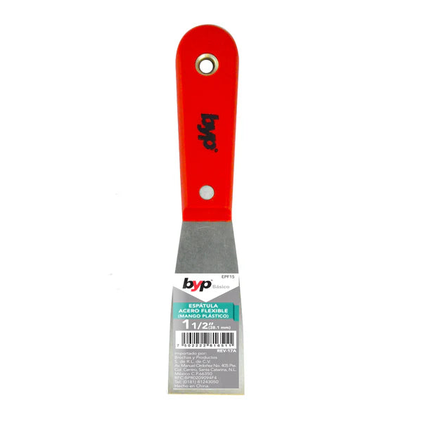 ESPATULA 4" RIGIDA ANGULAR ADAPTABLE P/EXT MANGO PLASTICO