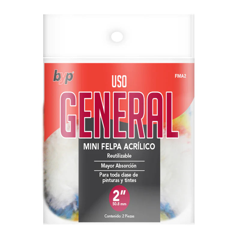 MINI FELPA MICROFIBRA 4" X 3/4