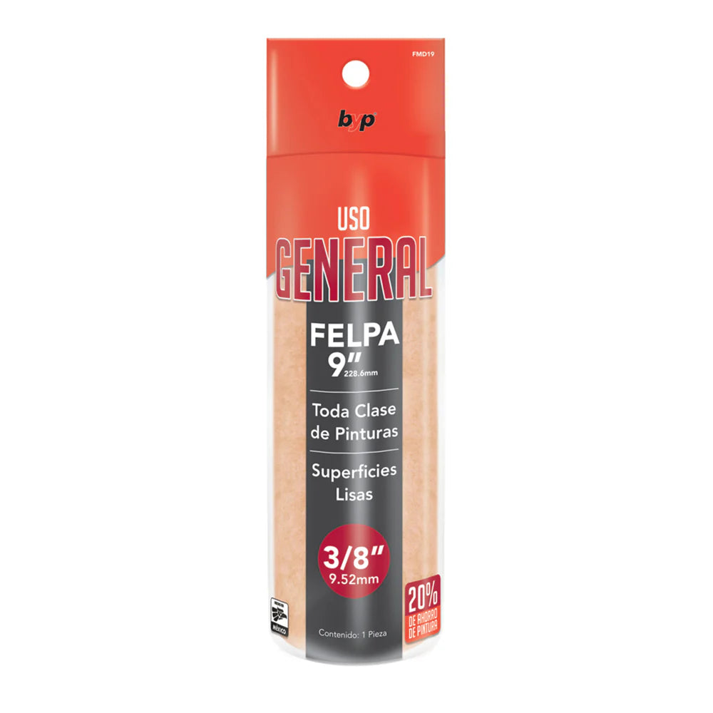 FELPA 9" USO GENERAL