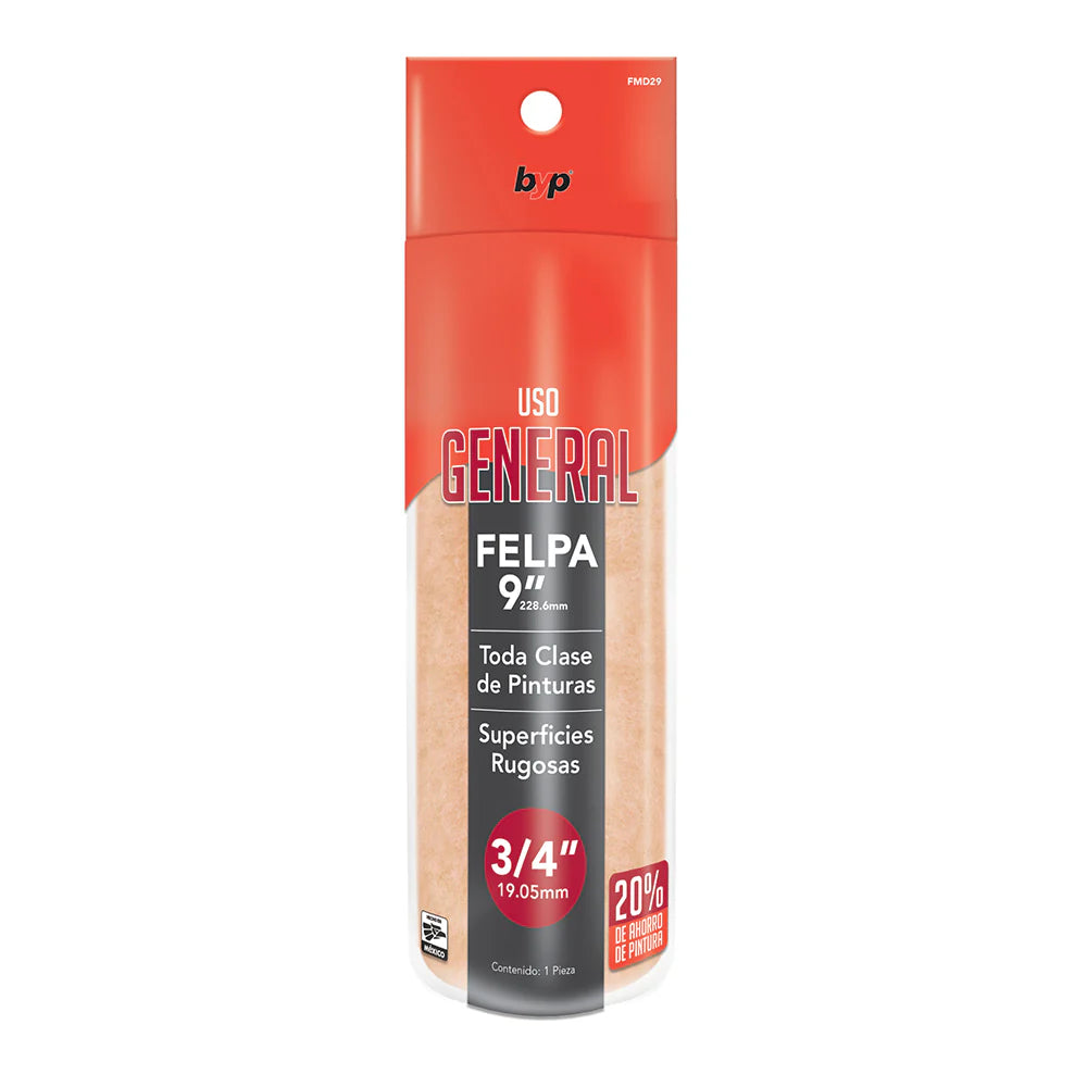 FELPA 9" USO GENERAL