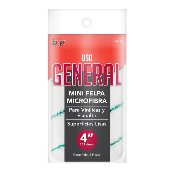 MINI FELPA MICROFIBRA 4" X 3/8
