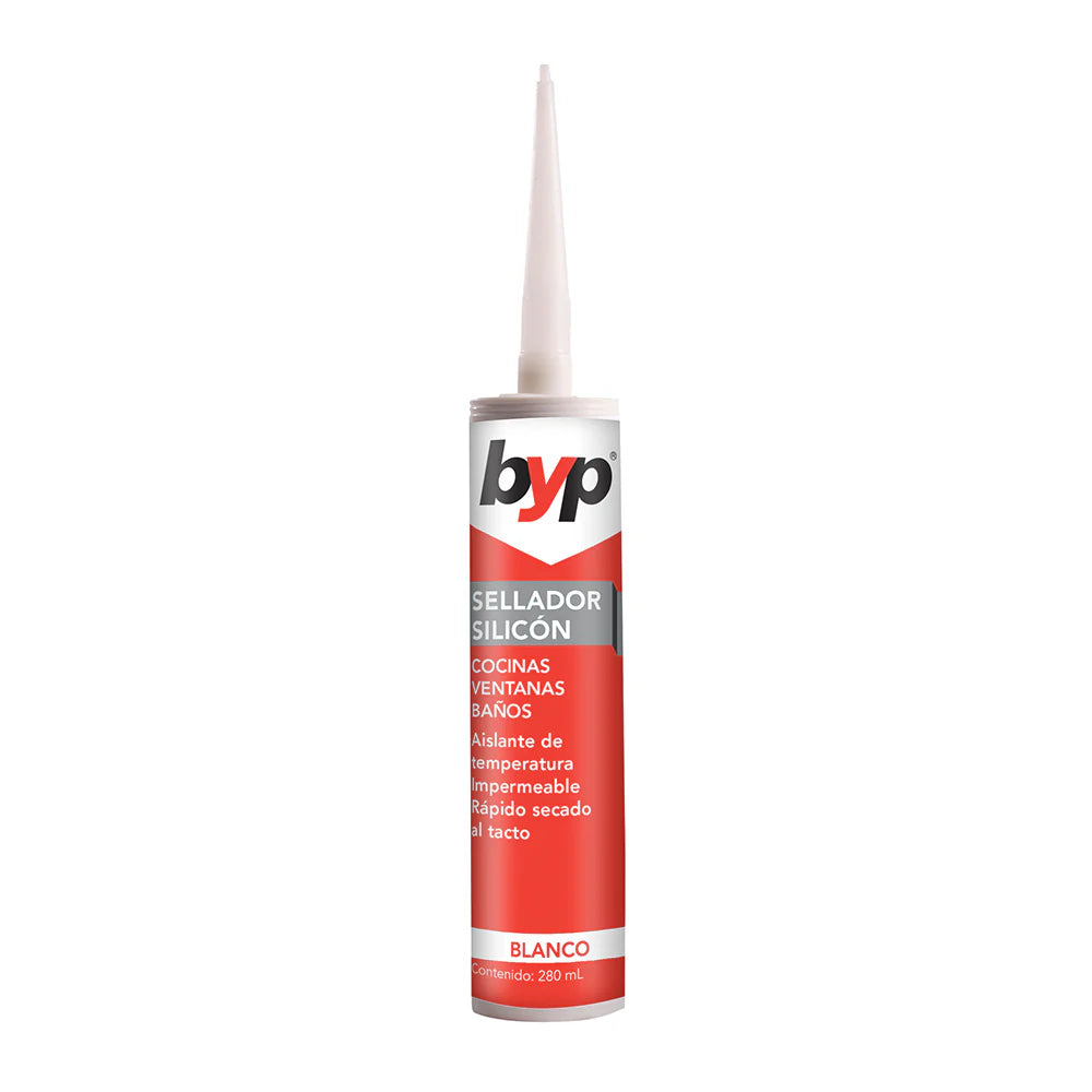 SELLADOR ACRILICO SILICON BLANCO 280 ML