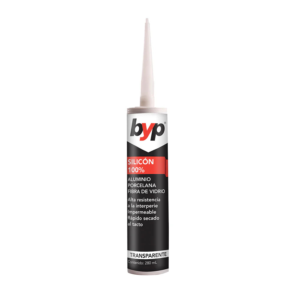 SILICON 100% PROFESIONAL TRANSPARENTE 280ML
