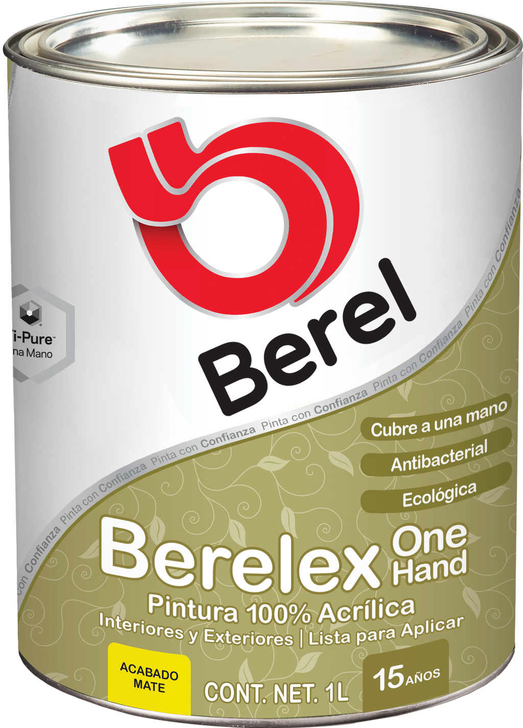 Berelex One Hand - Pintura Berel 100% Acrilica  - Interiores & Exteriores