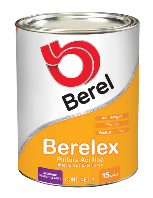 Berelex - Pintura Berel 100% Acrilica  - Interiores & Exteriores
