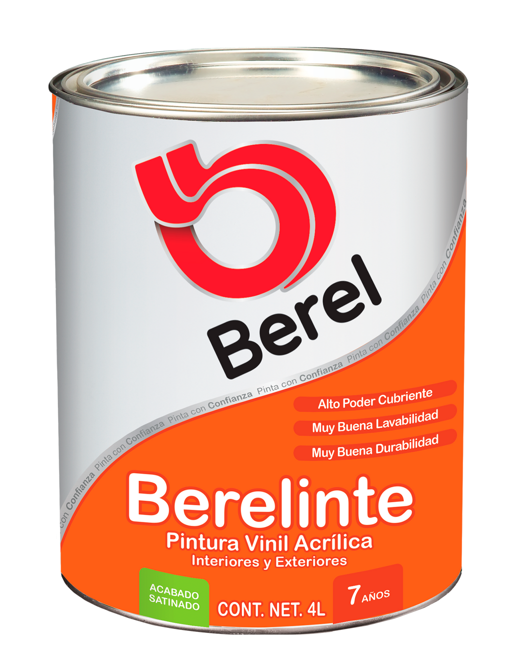 Berelinte - Pintura Berel 100% Acrilica  - Interiores & Exteriores