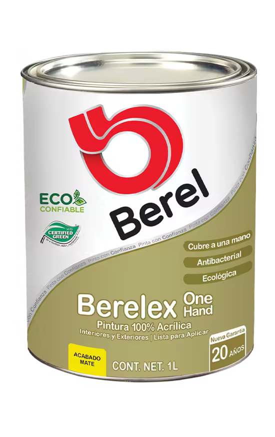 Berelex One Hand - Pintura Berel 100% Acrilica  - Interiores & Exteriores