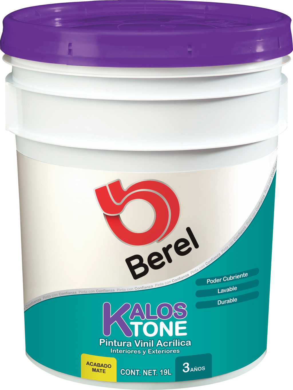 Kalos Tone - Pintura Berel 100% Acrilica  - Interiores & Exteriores