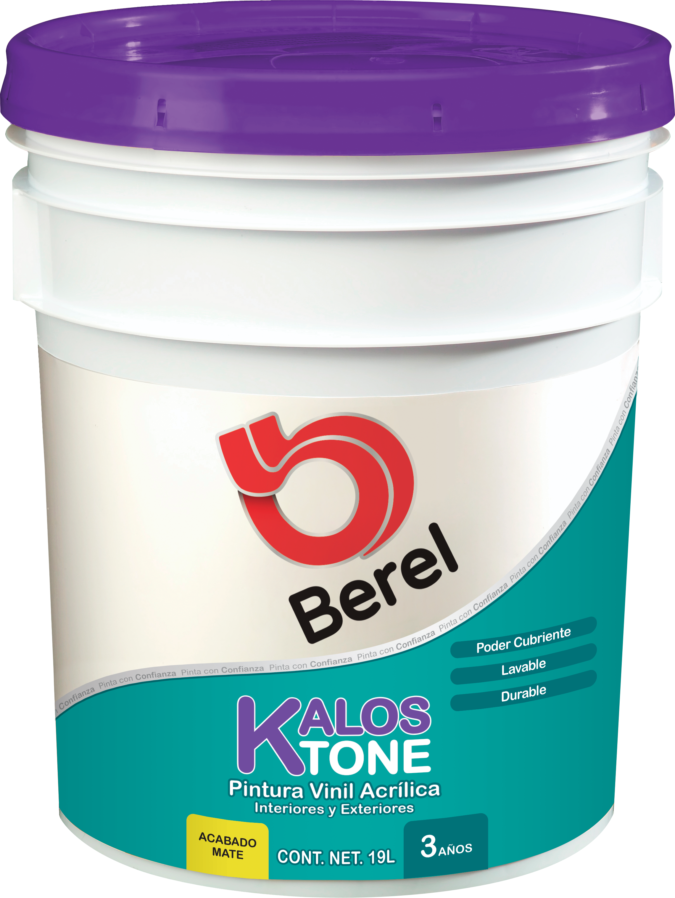 Kalos Tone - Pintura Berel 100% Acrilica  - Interiores & Exteriores