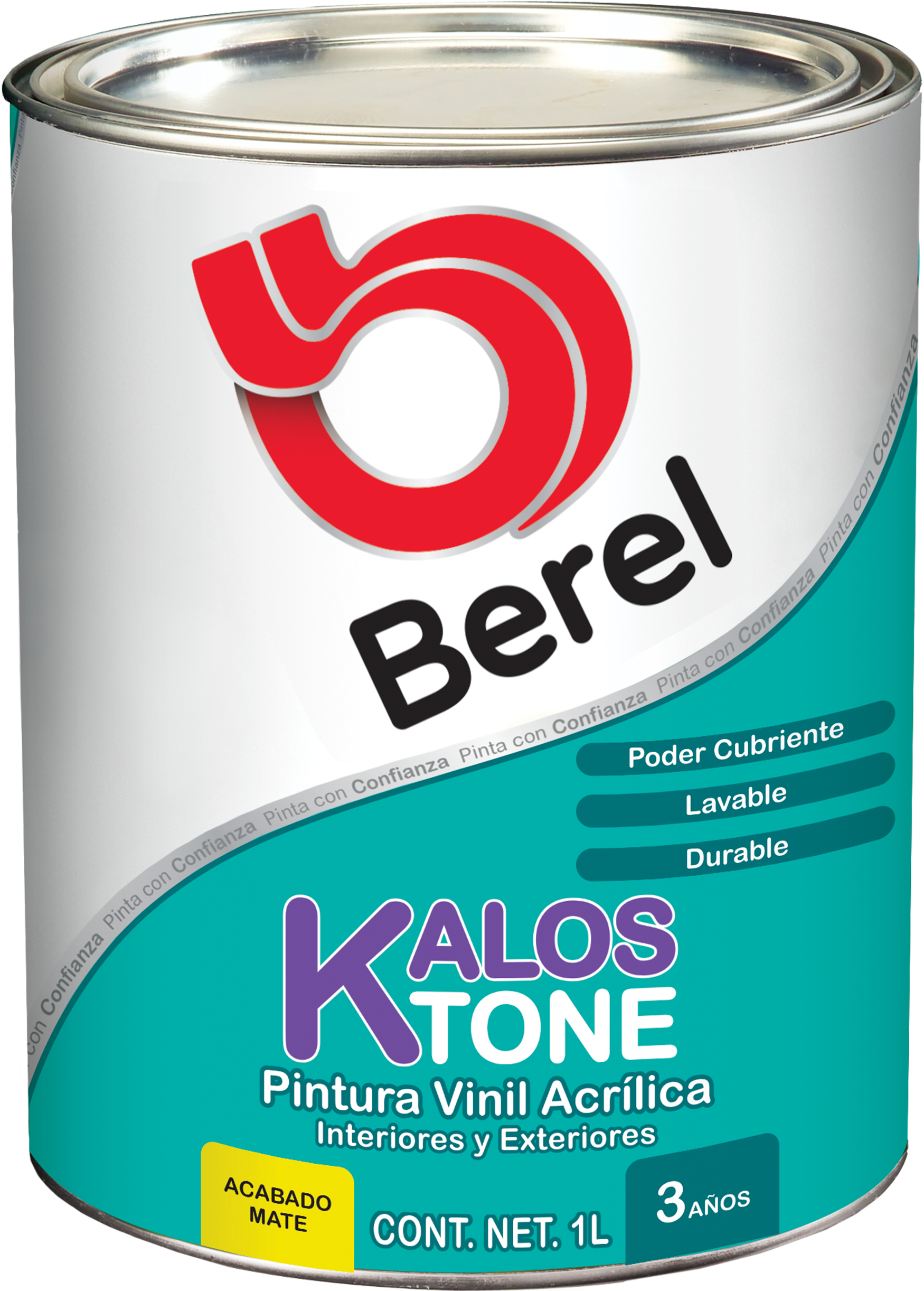 Kalos Tone - Pintura Berel 100% Acrilica  - Interiores & Exteriores