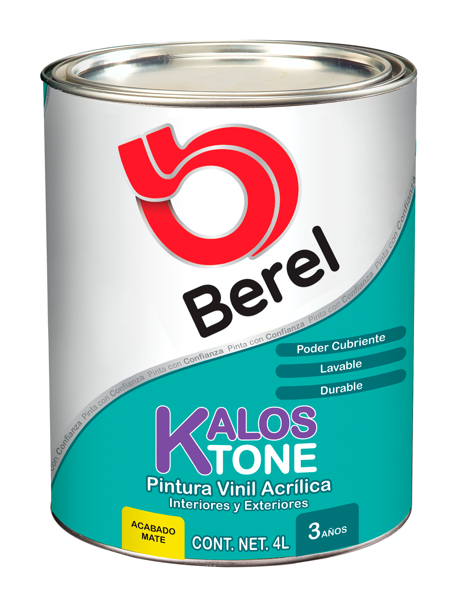 Kalos Tone - Pintura Berel 100% Acrilica  - Interiores & Exteriores