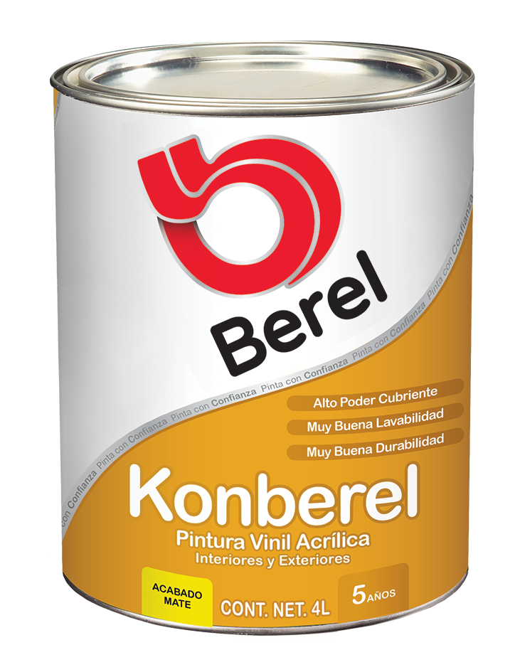 Konberel - Pintura Berel 100% Acrilica  - Interiores & Exteriores