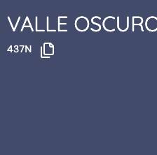 VALLE OSCURO 437N