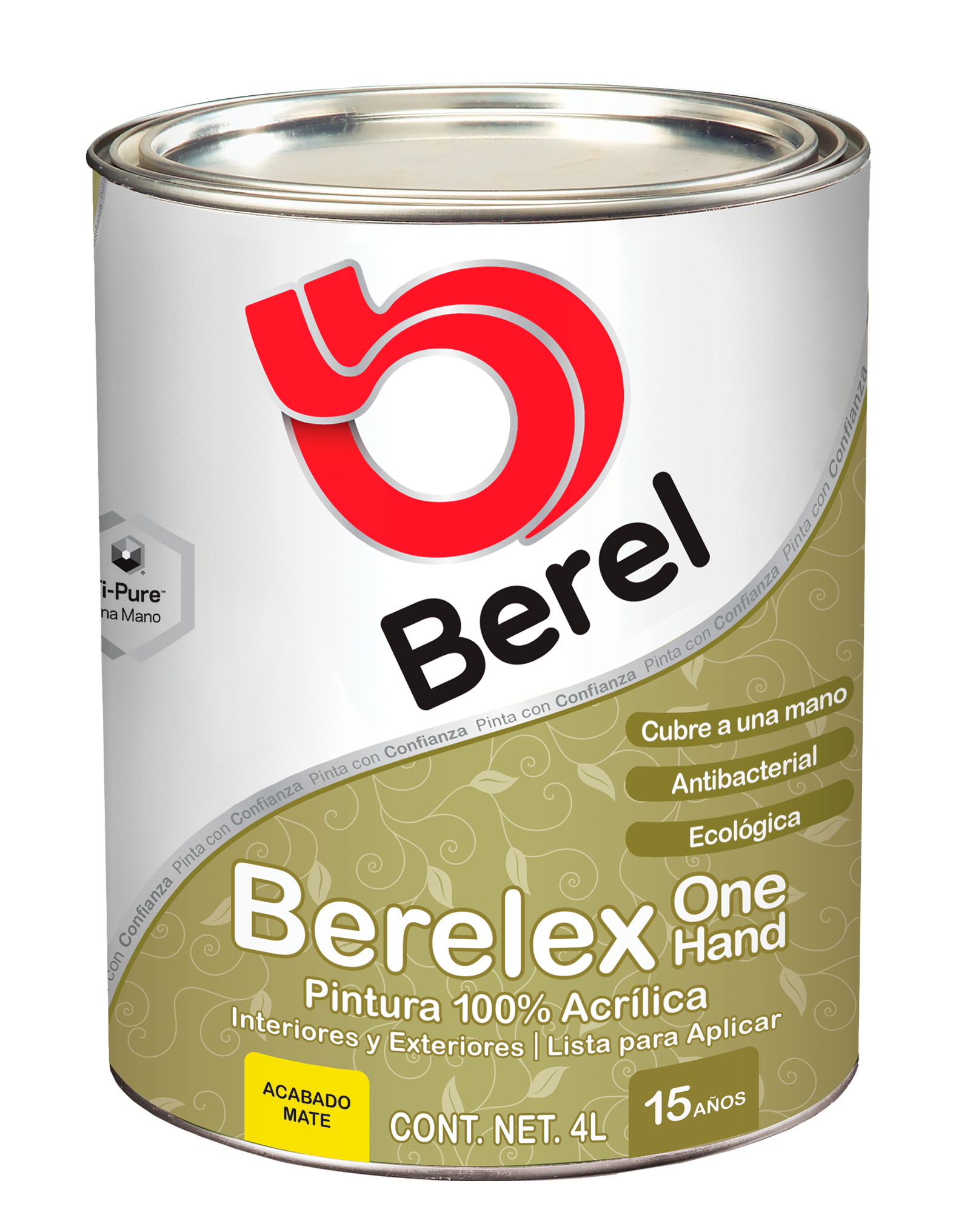 Berelex One Hand - Pintura Berel 100% Acrilica  - Interiores & Exteriores