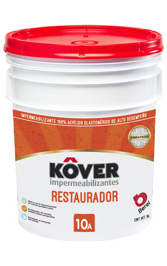 Kover 10 - Restaurador  - Impermeabilizante Kover - Acrílico - Fibratado